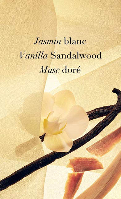 White Jasmine vanilla sandalwood gold musk.