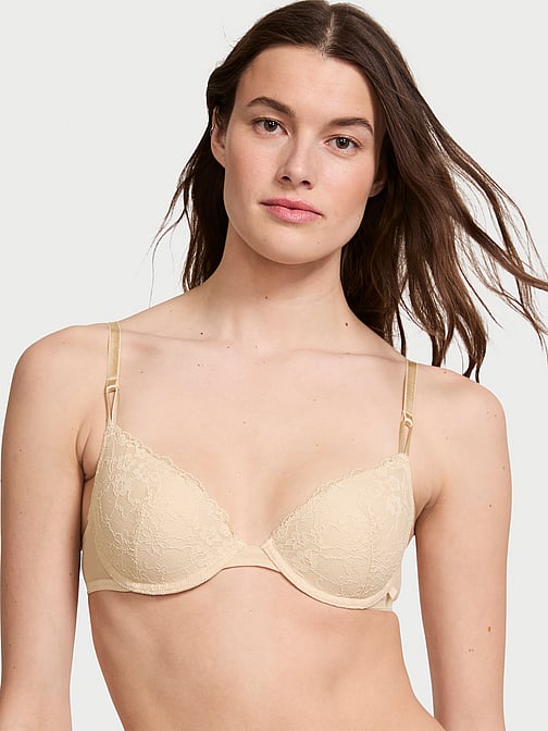 Soutien-gorge Sportif Dos Dentelle - Victoria's Secret - Fermeture Avant - Taille XS - Violet