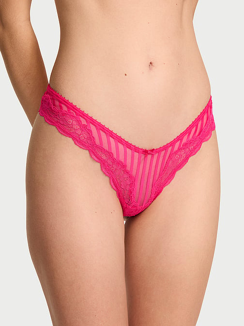 Set Soutien-Gorge & Culotte Victoria's Secret - Dentelle Cristal Brodée - 34C Menthe