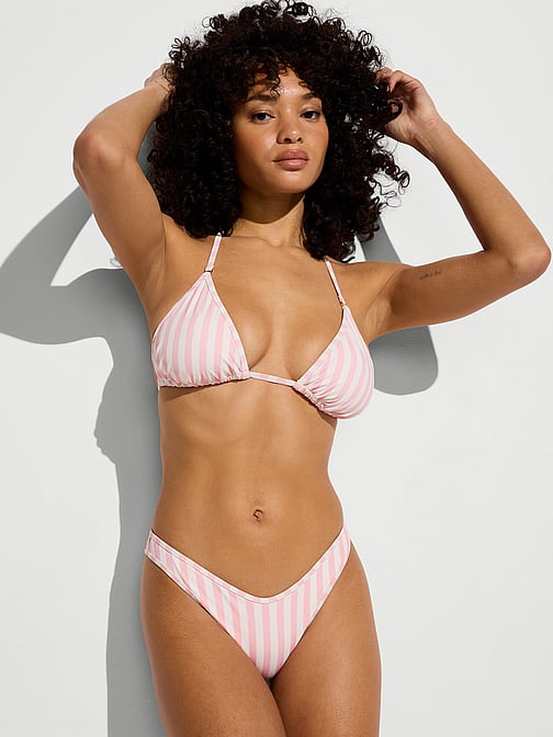 Bikini Victoria's Secret 2 Pièces Taille S - Motif Multicolore/marron à Pois, Bonnet B, Occasion Très Bon état