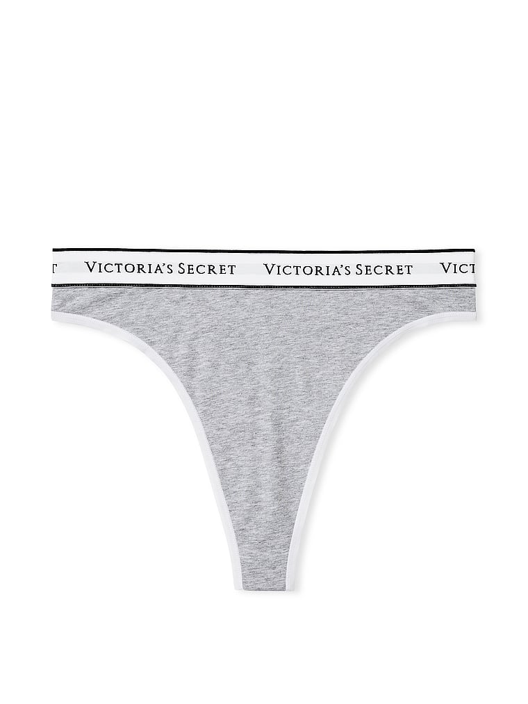 Tanga taille haute en coton à logo - Panties - Victoria's Secret