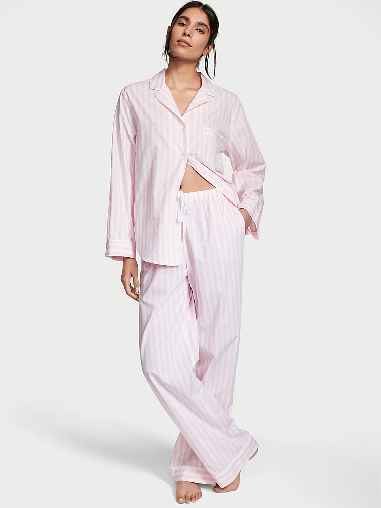 Ensemble pyjama long en coton - Sleep & Lingerie - Victoria's Secret