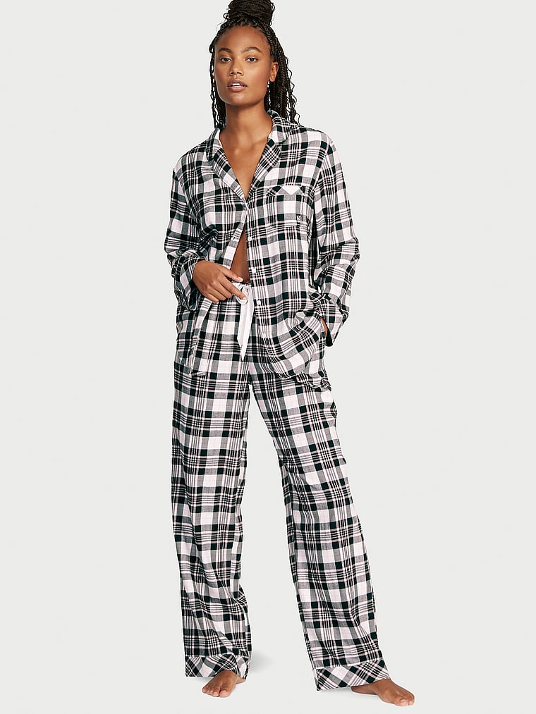 Ensemble pyjama long en flanelle - Sleep & Lingerie - Victoria's Secret